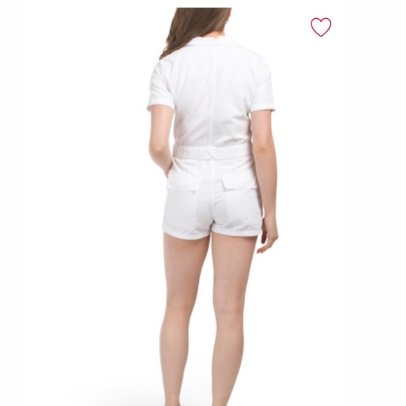 ZARA White Utility Romper - Size Small  new with tag - Picture 2 of 5